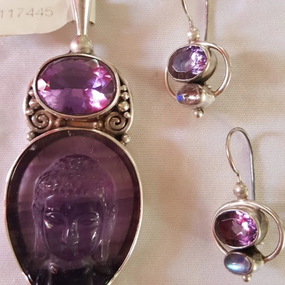 SAJEN SILVER GEMS AMETISHT